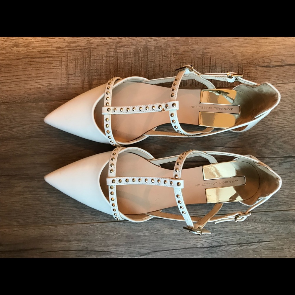Zara Studded Flats